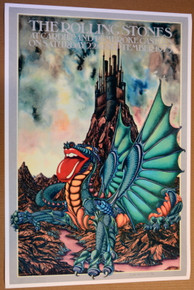 THE ROLLING STONES - 1973 - CARDIFF PEMBROKE CASTLE - KATE BURNESS - LIMITED EDITION GICLEE - POSTER 