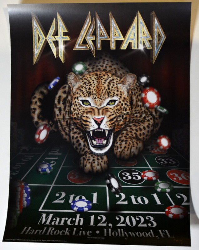 Def Leppard - 2023 - Hard Rock Live - Hollywood, FL - Artist