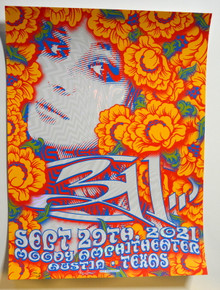 311 - FOIL - 2021 - Moody Amphitheater - Austin, TX - #XX/39 - Artist Edition  Poster