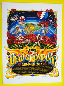 DEAD AND COMPANY - SUMMER TOUR 2023 - AJ MASTHAY - POSTER - ARTIST EDITION