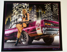 PLUM CRAZY - 1969 DODGE CHARGER - FAST AND FURIOUS - GREG "STAINBOY" REINEL - ART PRINT - ARTIST PROOF