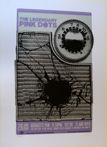 LEGENDARY PINK DOTS - 2004 - PORTLAND - GREG "STAINBOY" REINEL - POSTER - S/N