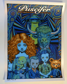 PUSCIFER - TODD SLATER - TOOL - 2024 - CYNTHIA WOODS PAVILION  - TEXAS - POSTER