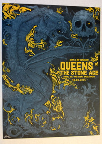 QUEENS OF THE STONE AGE - 2025 - BOSTON - WANG THEATRE - A/P -  TOUR POSTER - NIKITA KAUN