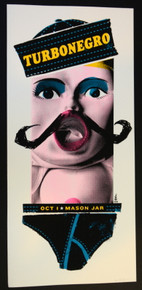 TURBONEGRO - 2003 - MASON JAR - PHOENIX - JAY VOLLMAR - SILK SCREEN POSTER