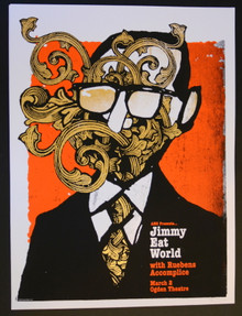 JIMMY EAT WORLD - 2009- OGDEN THEATRE - DENVER - JAY VOLLMAR - SILK SCREEN POSTER