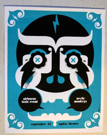 ARCTIC MONKEYS  - 2009-  OGDEN THEATRE - DENVER - JAY VOLLMAR - SILK SCREEN POSTER