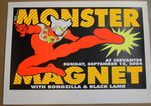 MONSTER MAGNET - 2004- CERVANTES - DENVER - POSTER - LINDSEY KUHN