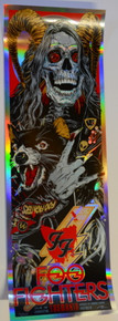 FOO FIGHTERS - 1-24-26 -FOIL - TASMANIA - GROHL - RHYS COOPER - POSTER - S/N -