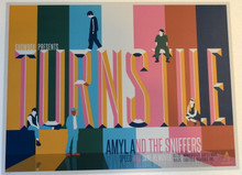 TURNSTILE - AML SNIFFERS- 2025 - KII ARENS - S/N- SEATTLE- POSTER