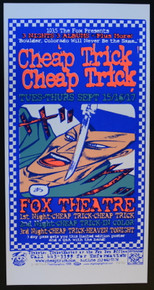 Copy of CHEAP TRICK - 1998 - #98/150 - FOX THEATRE - BOULDER - POSTER - JEFF HOLLAND