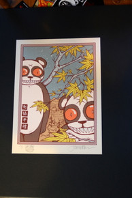 JERMAINE ROGERS - DERO EAST - EMBELLISHED - ARTIST PROOF - OPAL PAPER - MINI PRINT / HANDBILL - ORIGINAL PRINT