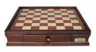 Dal Rossi 50cm Wooden Chess Board with Storage Drawers (Board Only)
