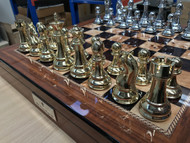 Dal Rossi Italy Gold and Silver Weighted Chess Pieces 110mm Chess Pieces ONLY