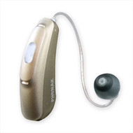 hearing aid with wax guard