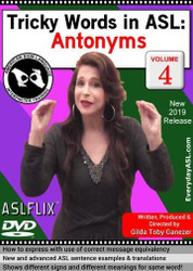 Tricky Words in ASL: Antonyms  Vol. 4