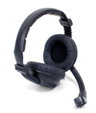 Williams Sound MIC 068 Heavy-Duty Dual-Muff Headset Microphone with Dual 3.5 Mini Plugs