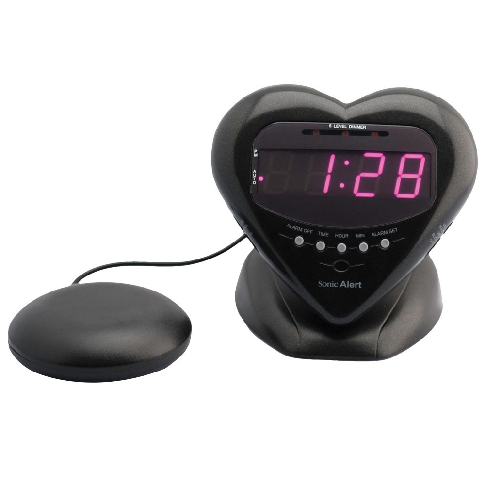 Sonic Alert Sonic Boom SBH400ss Sweetheart Vibrating Alarm Clock