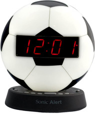 Sonic Glow SBW100SB Soccer Ball Alarm Clock