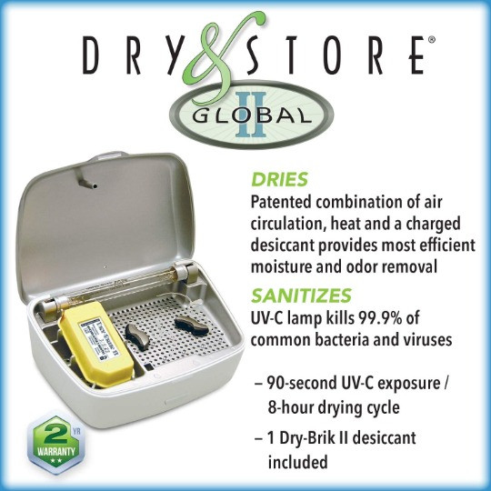 Dry & Store Global II Hearing Aid Conditioner - Hearing and