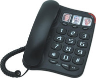 Future Call Amplified 3 Picture Phone with 2-Way Speakerphone (Black)