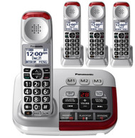 Panasonic KX-TGM450S Amplified Phone with (3) extra handsets