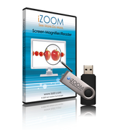 iZoom  USB  3.2 Screen Magnifier & Reader