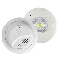 Smoke detector with strobe