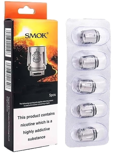 SMOK TFV8 Baby Beast Replacement Coil - 0.15ohm - V8 BABY T8 OCTUPLE COIL, 5 Pack