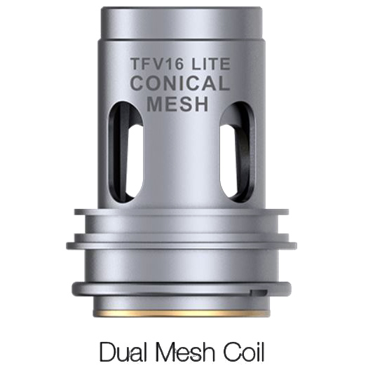 SMOK TFV16 Lite Replacement Coils - TFV16 Lite Dual Mesh Coil - 0.15ohm, SINGLE COIL