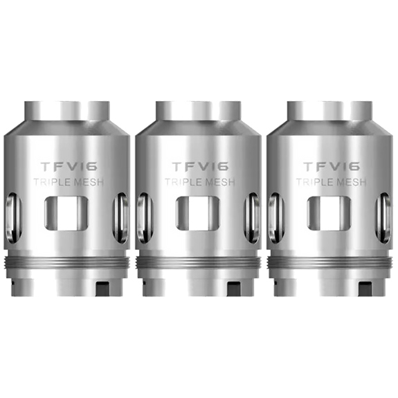 SMOK TFV16 Mesh Replacement Coils - 0.15ohm  TFV16 TRIPLE MESH COIL, 3 PACK