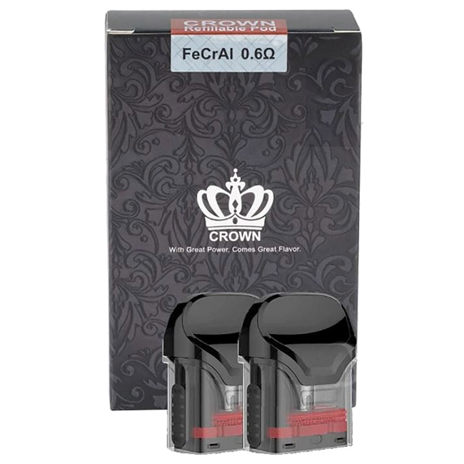 UWELL Crown Replacement Pods - 0.6ohm CROWN Pod, 2 Pack