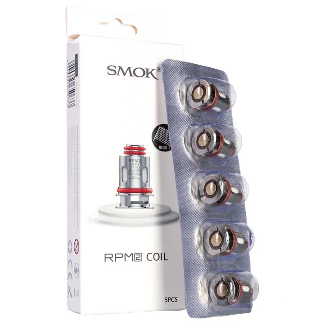 SMOK RPM 2 Replacement Coils - 0.16ohm RPM 2 Mesh Coil, 5 Pack