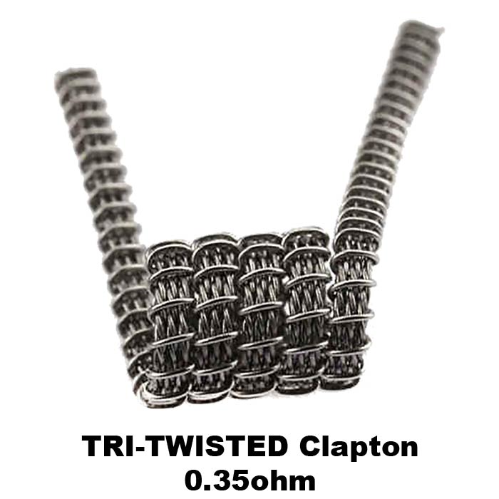 Demon Killer Alien V2 Prebuilt RDA Coils - Tri-twisted Clapton [0.35ohm]