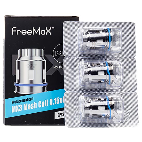 FREEMAX MX Replacement Coils - MX3 Mesh 0.15ohm, 3 Pack