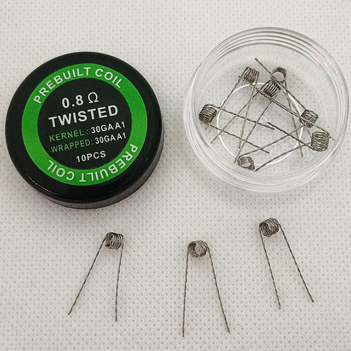 Pre-Built Clapton Coils by Alien - Twisted 0.8Ω