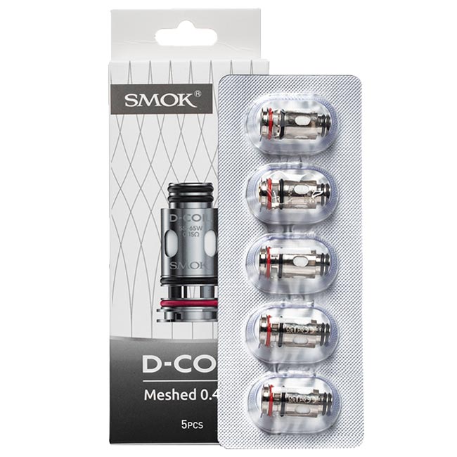 SMOK D Replacement Coils - 0.4ohm TF-D Coil, 5-Pack
