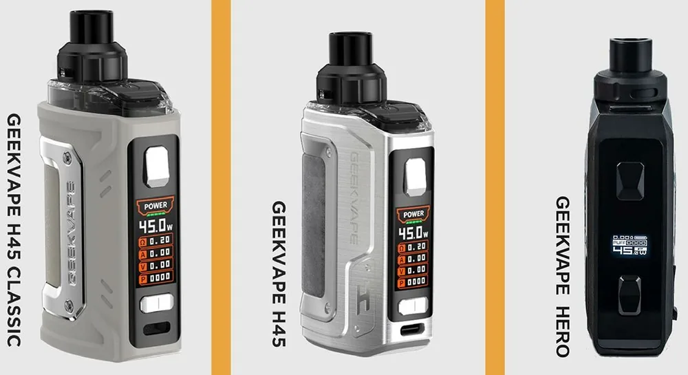geekvape aegis hero 2 rte Geekvape Aegis HERO & HERO 2 H45 Pod Kit