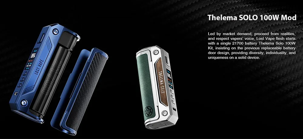 lostvape thelema solo 100w mod