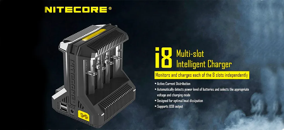 nitecore i8 battery charger nitecore i8 battery charger