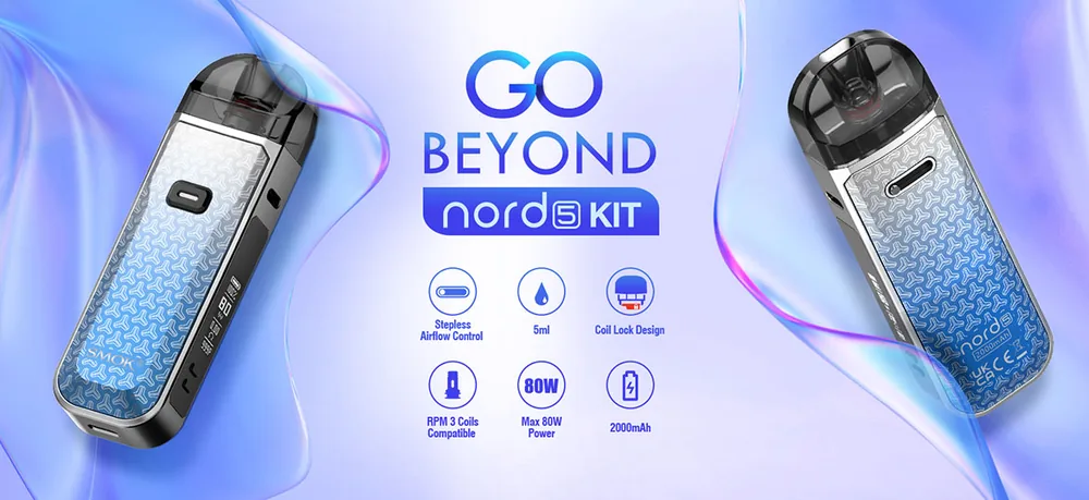 smok nord 5 80w pod kit smok nord 5 80w pod kit