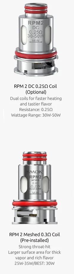 smok rpm 2 coil mesh and dc coils smok rpm 2 coil mesh and dc coils
