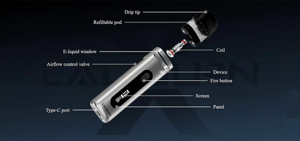 uwell caliburn x pod kit uwell caliburn x pod kit