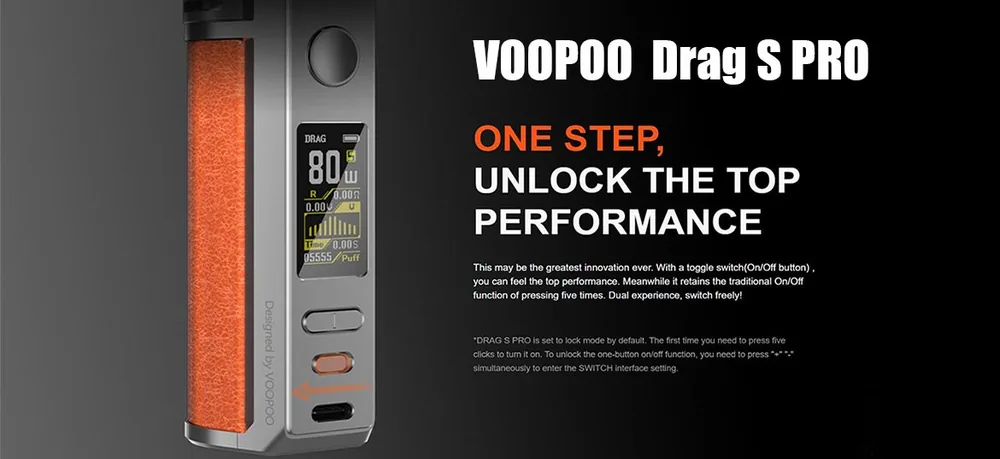 voopoo drag s pro 80w