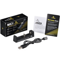 MC1 Xtar single bay Mini USB battery charger