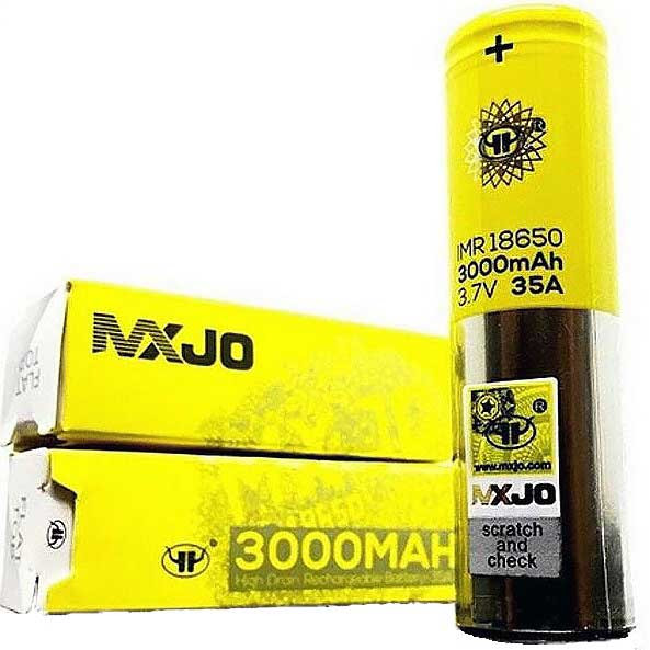 MXJO IMR 18650 3000MAH 35A 3.7V Rechargeable Battery