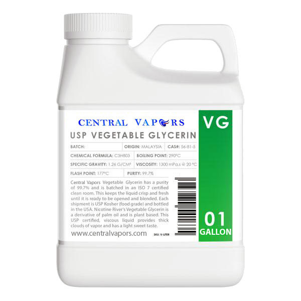 PG/VG | Vegetable Glycerin | USP Grade VG for Ejuice - Central Vapors