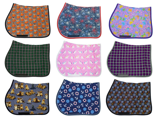 Fun Saddle Pad - Several Patterns Available - Wilker's Custom Horse Products