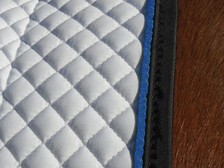 Close up of a Wilker's Dressage Show Saddle Pad