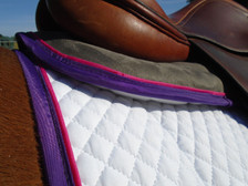 Close up of a Wilker's Hunter/Jumper Memory Foam Half Pad